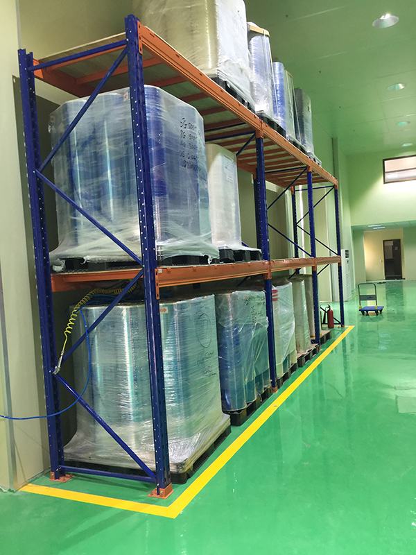 Kệ hạng nặng 2 tầng sàn gỗ