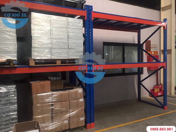 Kệ hạng nặng 2 tầng sàn tôn C2000 - Ảnh 4