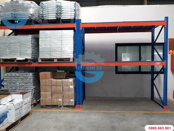 Kệ hạng nặng 2 tầng sàn tôn C2000 - Ảnh 5