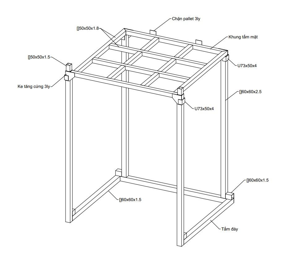 Pallet xếp chồng ngược - Ảnh 5
