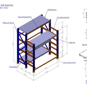 Kệ khuôn độc lập KK2T