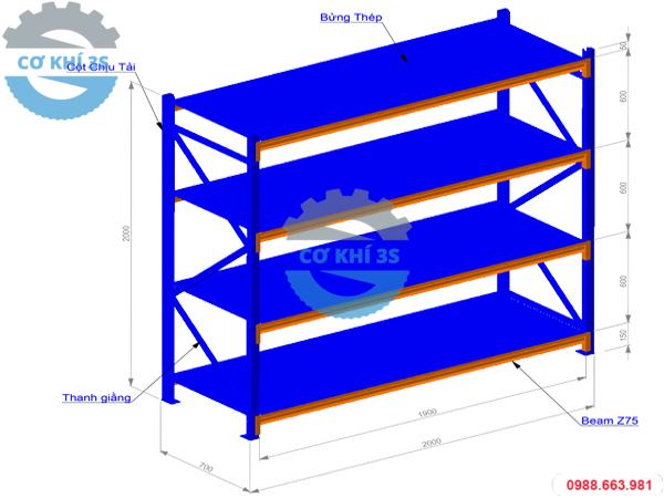 Kệ hạng trung để chứng từ - Ảnh 2