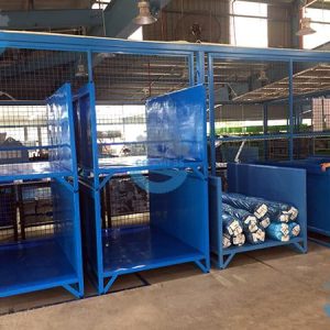 Pallet xếp chồng cố định hàn bao quanh