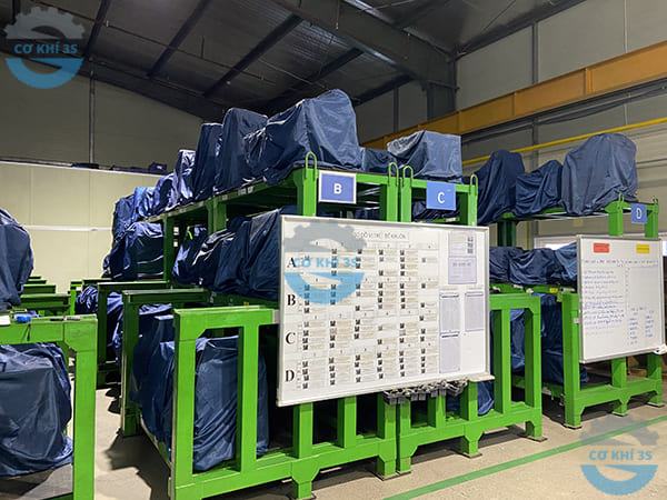 Giá để khuôn mẫu cố định 2 tầng tải 2000kg - Ảnh 2