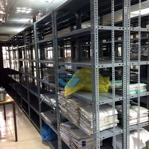 Kệ để hồ sơ có thanh chặn 7 tầng - 80kg
