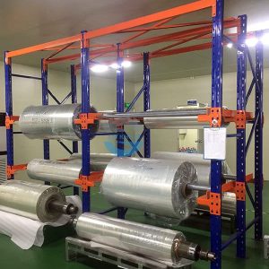 Kệ để Trục In, băng dính hạng trung có trục đỡ