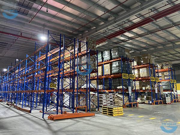 Kệ double deep 3 tầng sâu 3 pallet tải trọng 2000kg/tầng - Ảnh 2