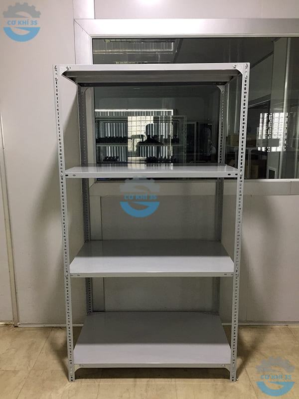 Kệ sắt v lỗ 4 tầng tải 50kg/tầng