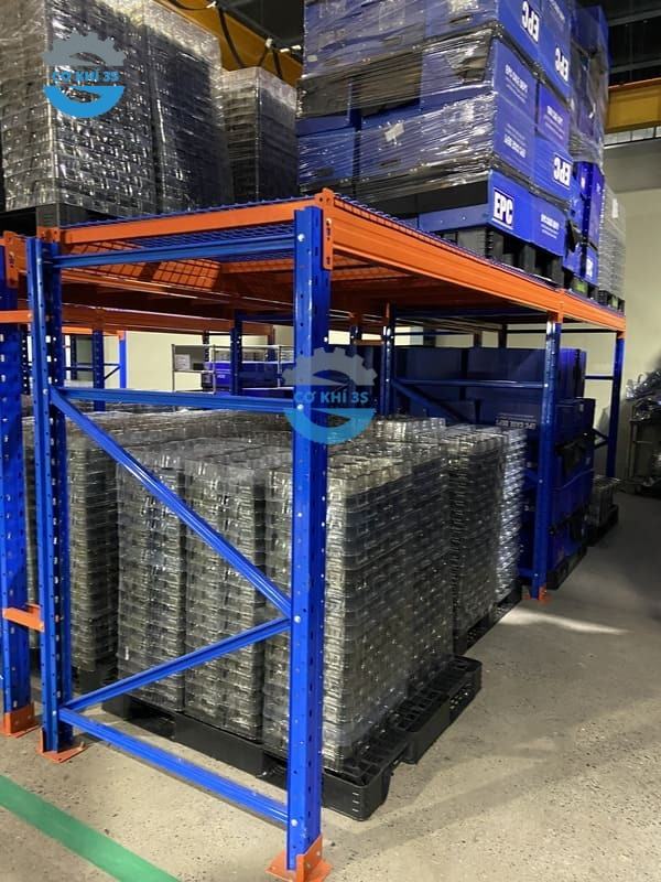 Kệ Selective mặt lưới 1 tầng tải 1000kg/tầng