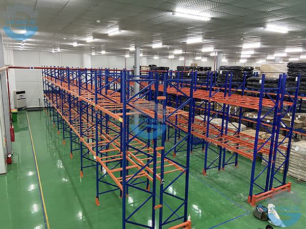 Kệ kho selective có support 2 tầng chịu tải 1200kg - Ảnh 3