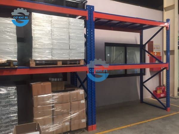 Hệ thống kệ selective sàn tôn 2 tầng 3000kg/tầng - Ảnh 4