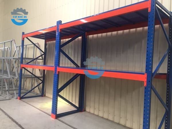 Hệ thống kệ selective sàn tôn 2 tầng 3000kg/tầng - Ảnh 3