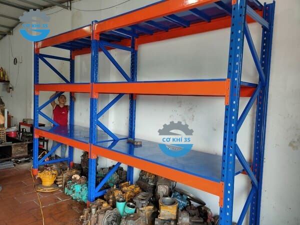 Kệ selective 3 sàn tôn tải 2500kg/tầng - Ảnh 4