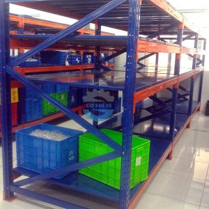 Kệ selective sàn tôn úp 4 tầng 800kg