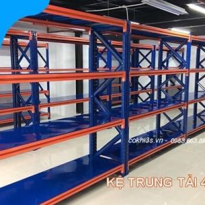 Cấu tạo của kệ sắt trung tải 3 tầng