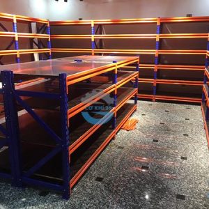 Kệ hạng trung sàn gỗ 4 tầng 300kg/tầng