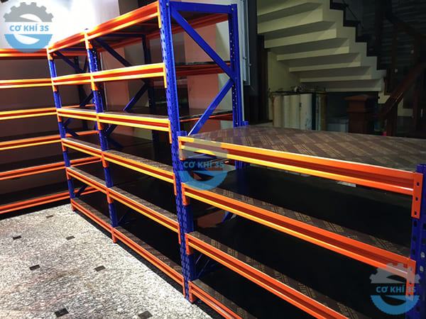 Kệ hạng trung sàn gỗ 4 tầng 300kg/tầng - Ảnh 3
