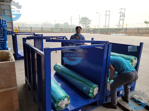 Pallet xếp chồng cố định hàn bao quanh - Ảnh 3
