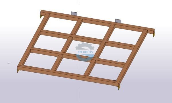 Tấm khung nóc pallet xếp chồng ngược - Ảnh 3