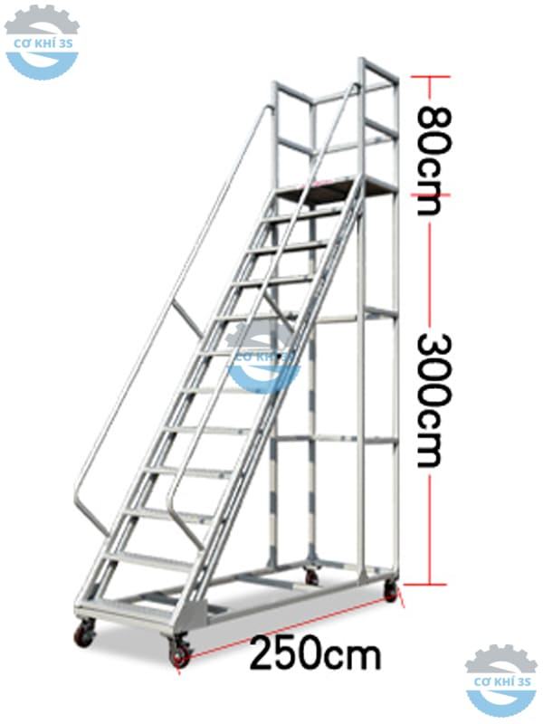 Thang di động cao 3000mm