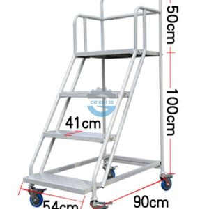 Xe thang di động cao 1000mm