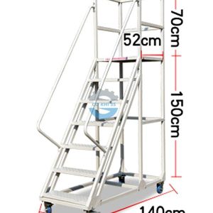 Thang lấy hàng di động cao 1500mm