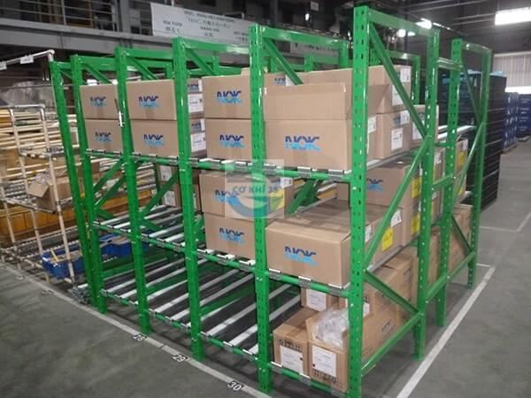 lắp đặt hoàn thiện kệ kho trượt lắp đặt hoàn thiện kệ kho trượt
