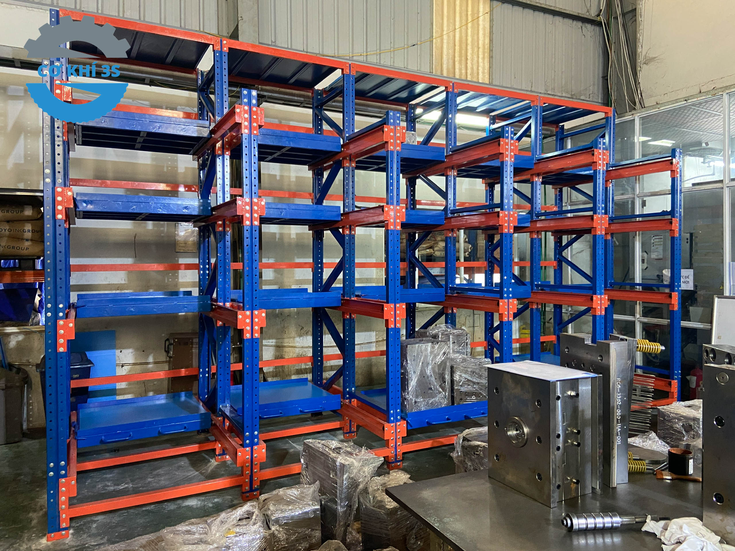 Cấu tạo, nguyên lý hoạt động của kệ khuôn - kệ để khuôn - kệ khuôn mẫu