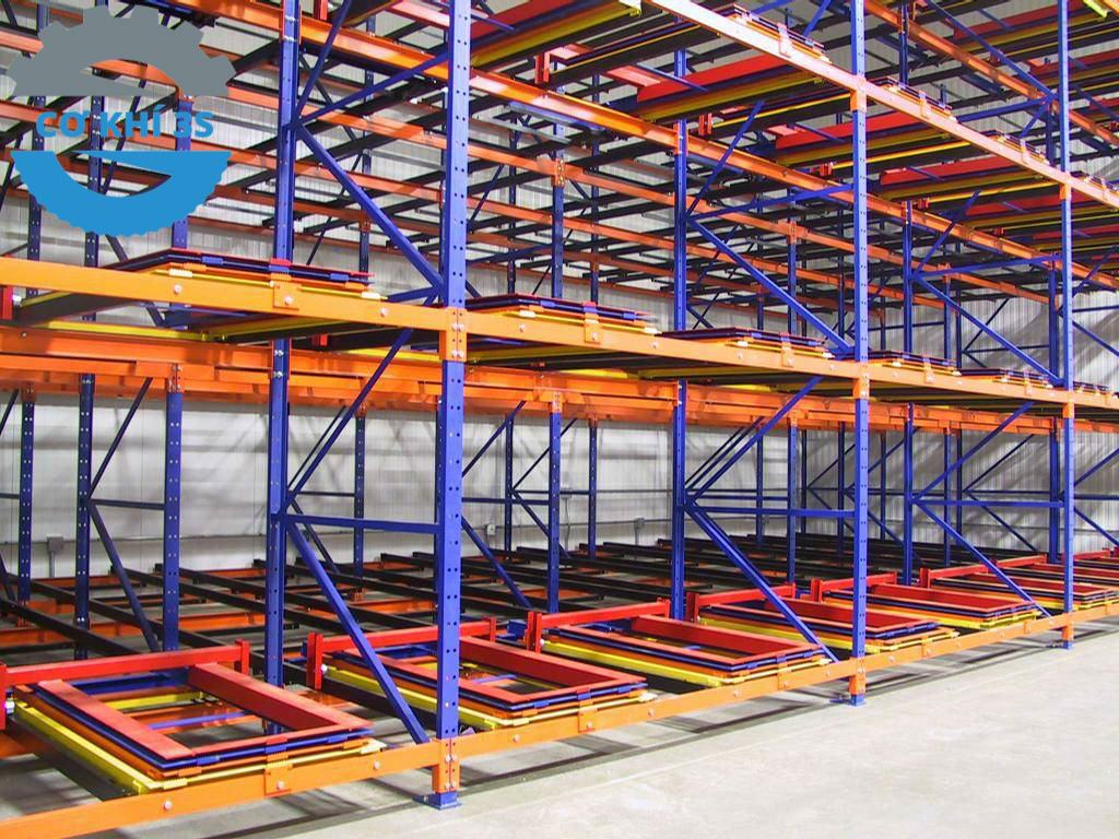 Ứng dụng của kệ Push Back