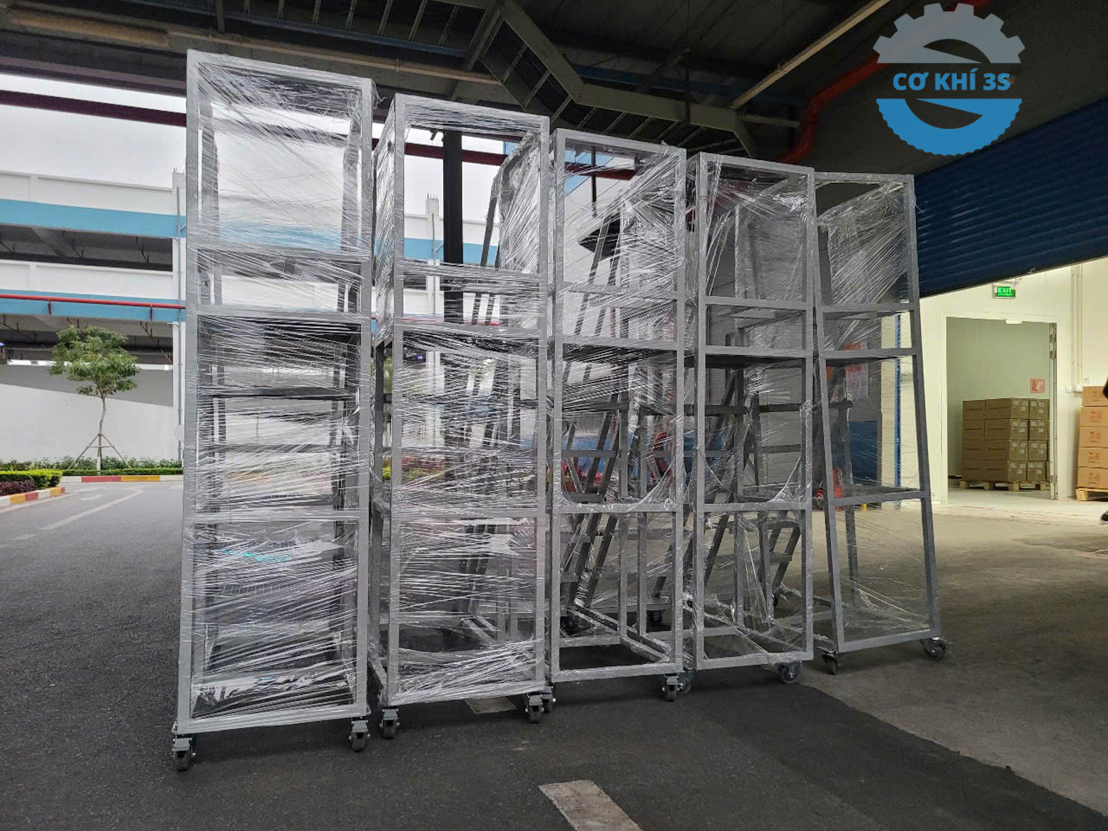 Các dòng xe thang di động, xe thang trong nhà kho từ 1 đến 3m