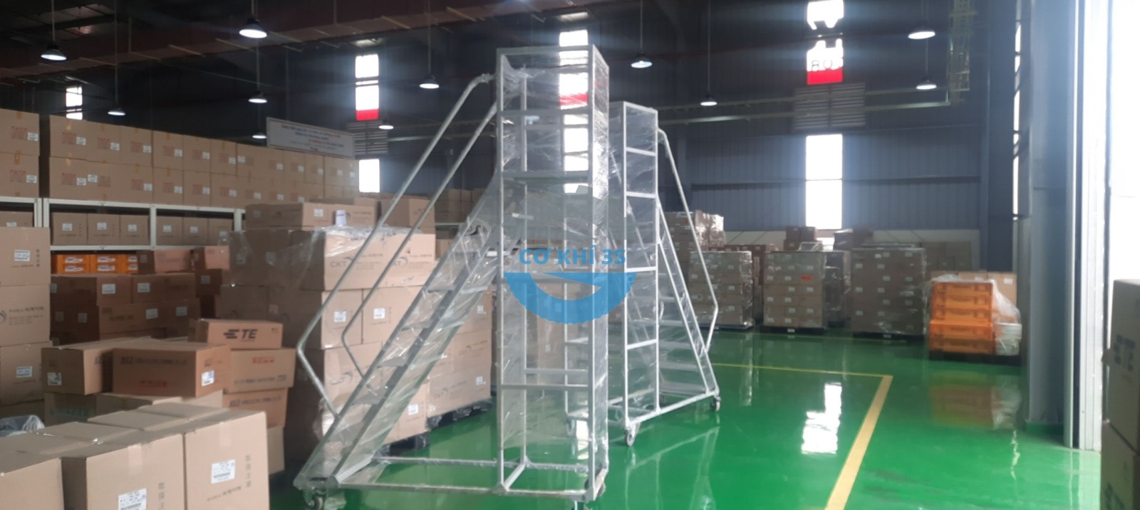 Thang lấy hàng di động cao 1500mm - Ảnh 4