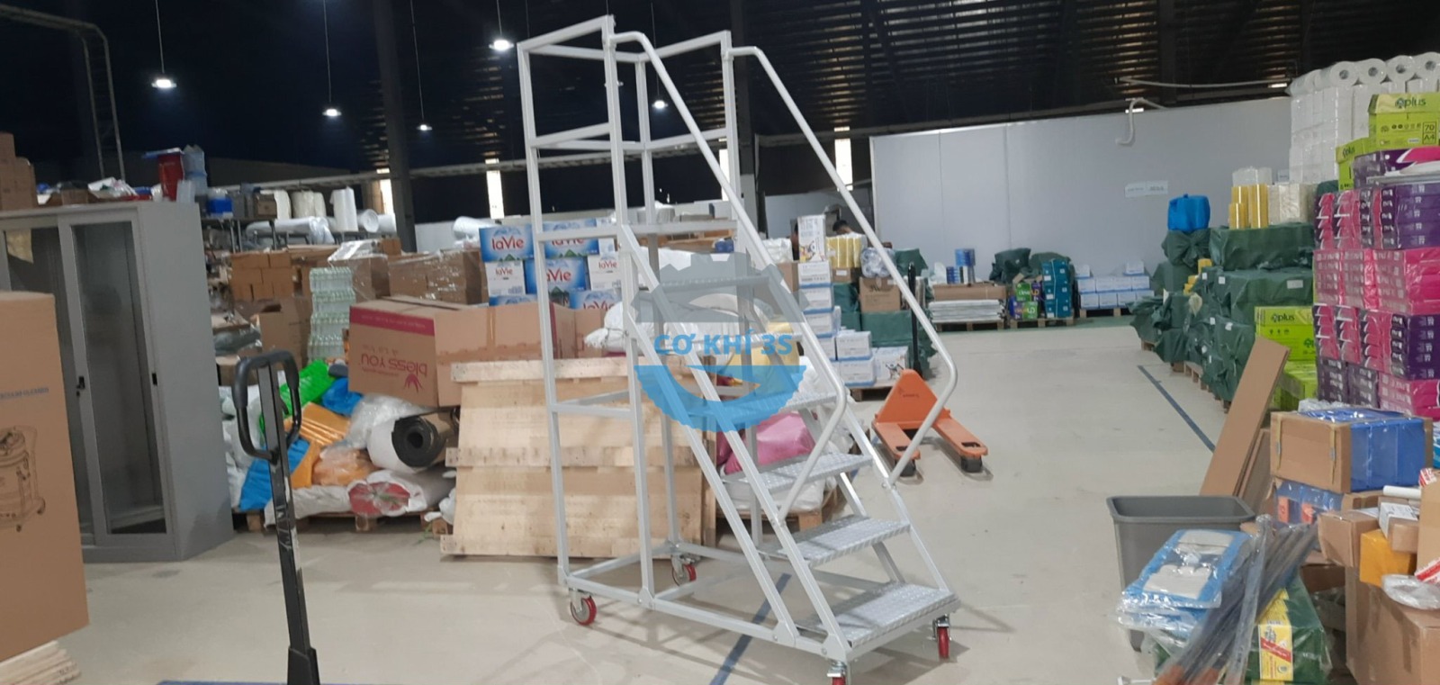 Thang lấy hàng di động cao 1500mm - Ảnh 6