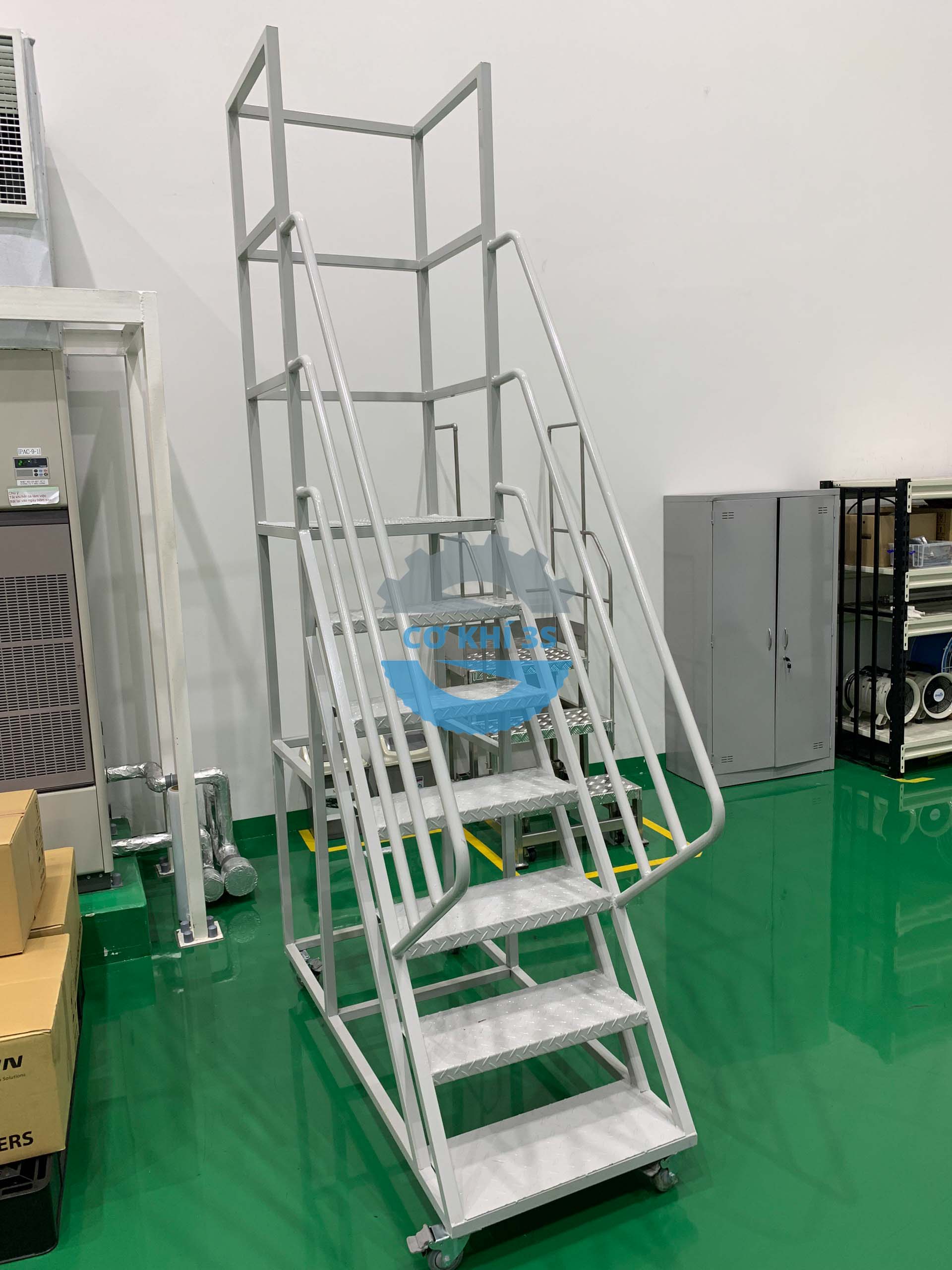 Thang lấy hàng di động cao 1500mm - Ảnh 3