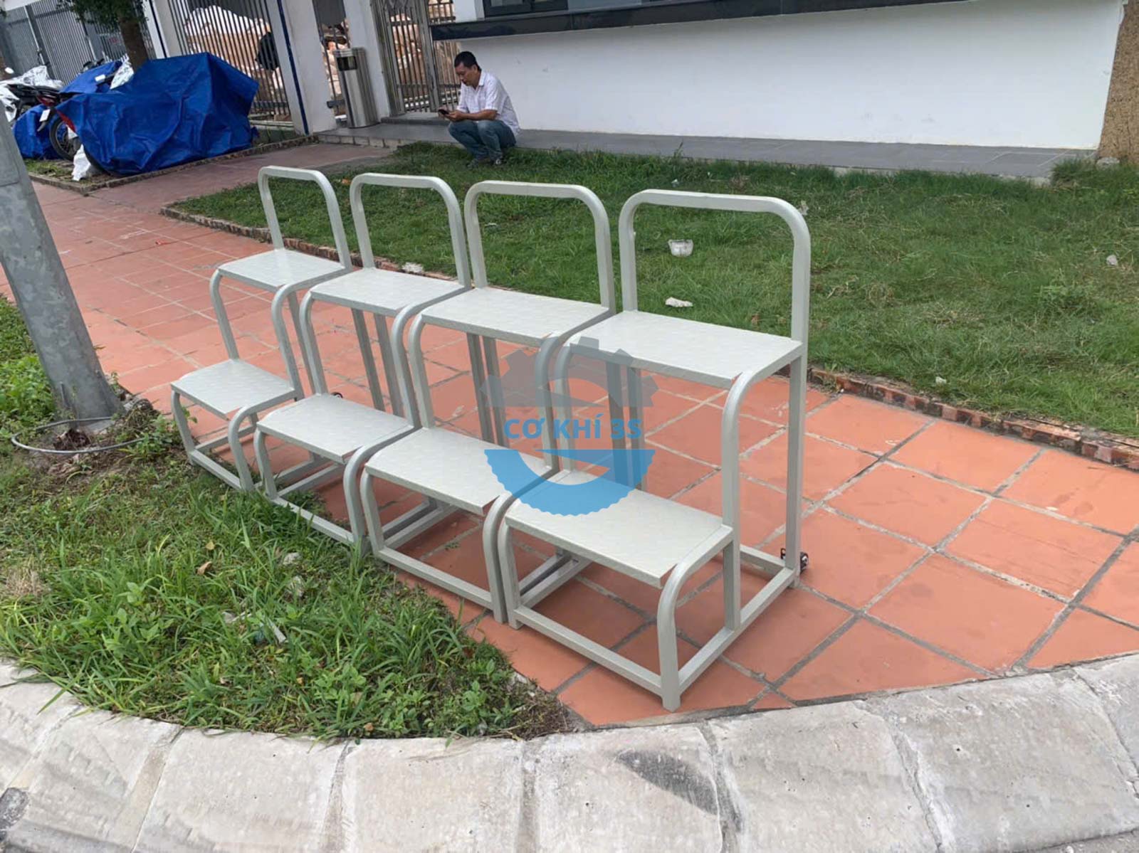 Xe thang di động cao 750mm - Ảnh 8