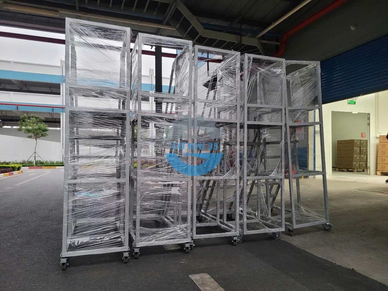 Thang lấy hàng di động cao 1500mm - Ảnh 19